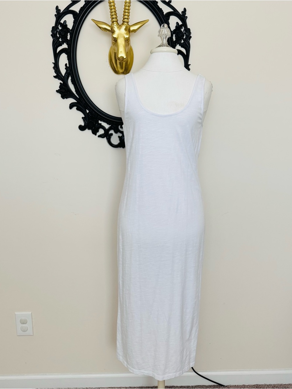 Z Supply White Sleeveless Maxi Tank Dress